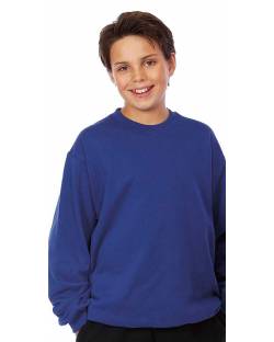 Crew Neck Fleecy Sweater, Kids